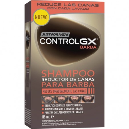 Comprar just for men control gx  champú colorante barba 118 ml