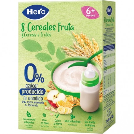 Comprar hero baby papilla 8 cereales fruta 340 g