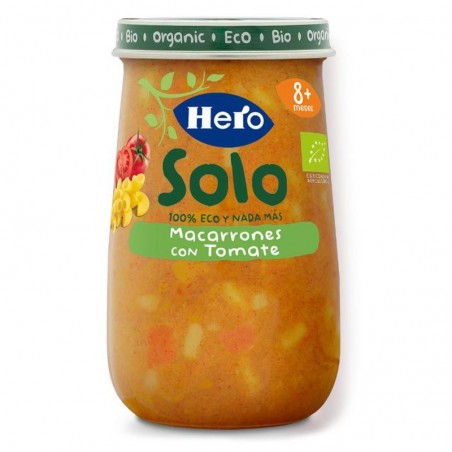 Comprar hero baby potito macarrones con tomate 190 g