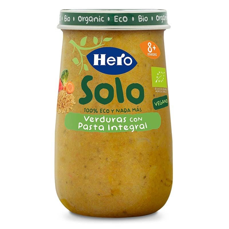 Comprar hero baby solo potito verduras con pasta integral 190g a