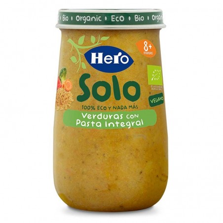 Comprar hero baby solo potito verduras con pasta integral 190g