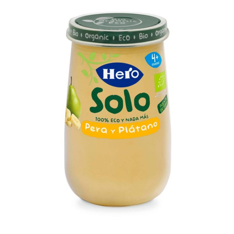 Comprar hero baby solo potito pera y plátano 190g a precio online