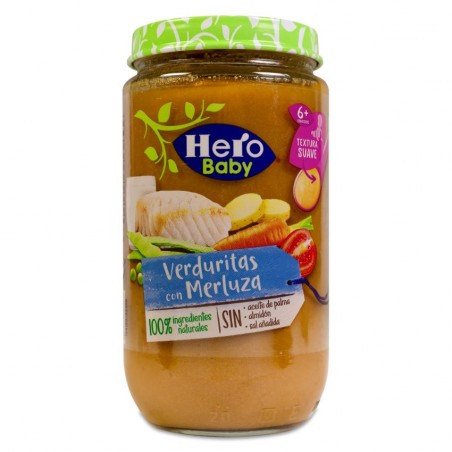 Comprar hero baby potito verduritas con merluza 235G