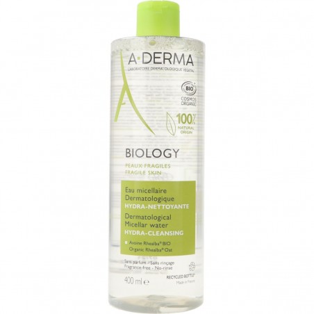 Comprar a-derma biology agua micelar 400 ml al mejor precio en Farmacia4Estaciones, tu farmacia online Comprar a-derma biology agua micelar 400 ml