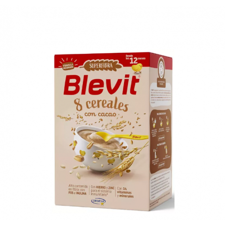 Comprar blevit superfibra 8 cereales cacao +12m 500g