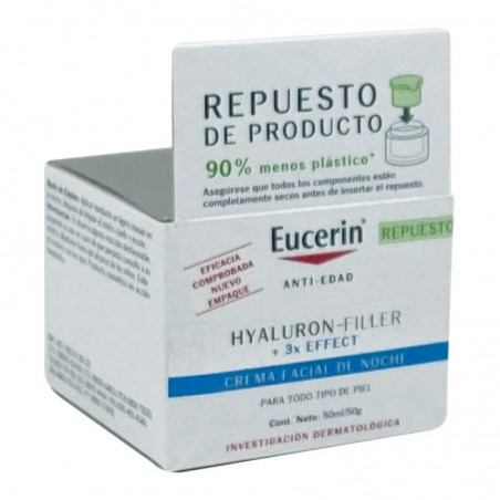 Comprar eucerin hyaluron filler triple efecto noche recarga 50 ml