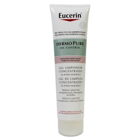 Comprar eucerin dermopure gel limpiador concentrado 2% ácido salicílico 150 ml