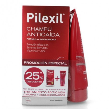Comprar pilexil pack champú anticaida 500 ml + acondicionador anticaida 200 ml