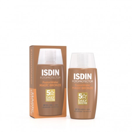 Comprar isdin fusion water magic color bronze spf50+ 50 ml