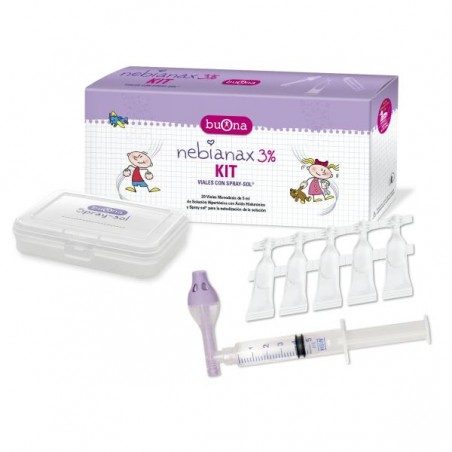 Comprar buona nebianax 3% kit limpieza nasal