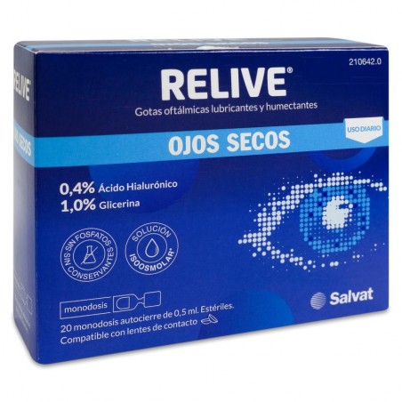 Comprar relive ojos secos 20 monodosis