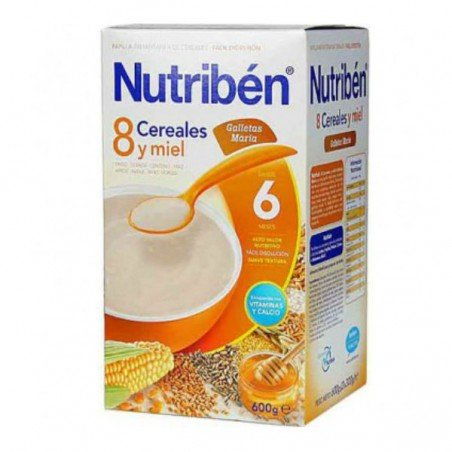Comprar 8 CEREALES Y MIEL GALLETAS MARÍA NUTRIBÉN 600 G al mejor precio en Farmacia4Estaciones, tu farmacia online Comprar 8 CEREALES Y MIEL GALLETAS MARÍA NUTRIBÉN 600 G