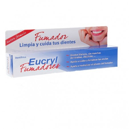 Comprar eucryl fumadores crema dentífrica 75 ml