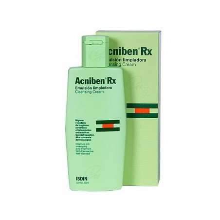 Comprar ACNIBEN RX EMULSIÓN LIMPIADORA 200 ML al mejor precio en Farmacia4Estaciones, tu farmacia online Comprar ACNIBEN RX EMULSIÓN LIMPIADORA 200 ML