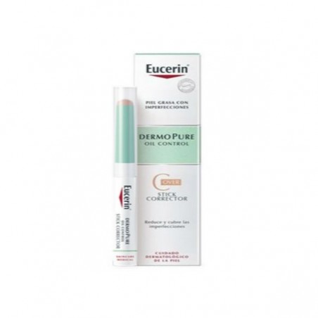 Comprar EUCERIN DERMO PURE OIL CONTROL STICK CORRECTOR al mejor precio en Farmacia4Estaciones, tu farmacia online Comprar EUCERIN DERMO PURE OIL CONTROL STICK CORRECTOR