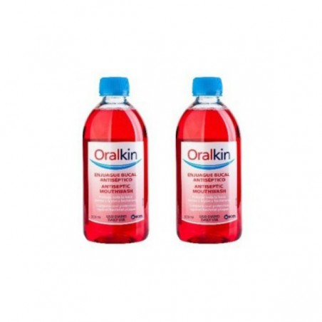 Comprar duplo oralkin enjuague bucal 2 x 500 ml