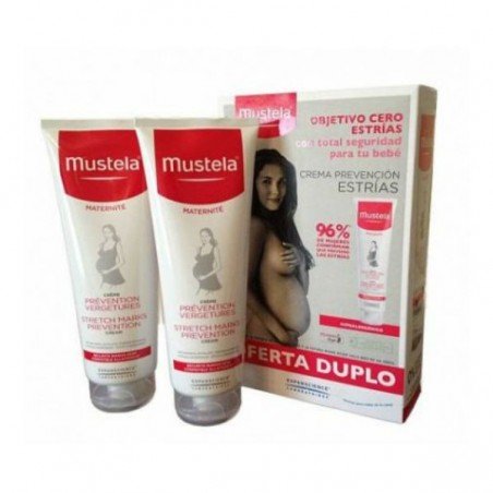 Comprar MUSTELA CREMA PREVENCION ANTIESTRIAS DUPLO 2 X 250 ML al mejor precio en Farmacia4Estaciones, tu farmacia online Comprar MUSTELA CREMA PREVENCION ANTIESTRIAS DUPLO 2 X 250 ML