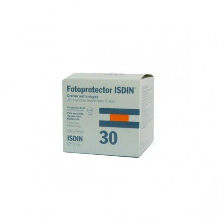 Comprar FOTOPROTECTOR ISDIN SPF-30 ANTIWRINKLE CREAM al mejor precio en Farmacia4Estaciones, tu farmacia online Comprar FOTOPROTECTOR ISDIN SPF-30 ANTIWRINKLE CREAM