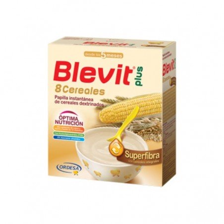 Comprar BLEVIT PLUS SUPERFIBRA 8 CEREALES 600 G al mejor precio en Farmacia4Estaciones, tu farmacia online Comprar BLEVIT PLUS SUPERFIBRA 8 CEREALES 600 G