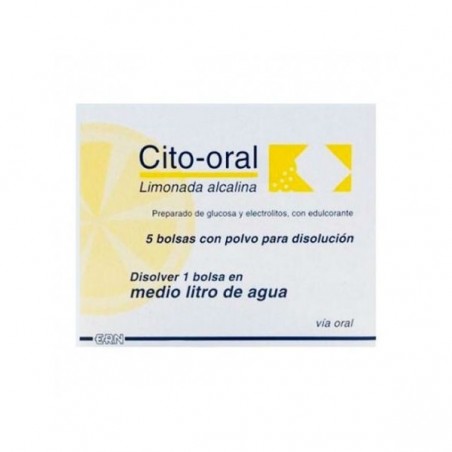 Comprar CITO-ORAL LIMONADA ALCALINA 5 SOBRES al mejor precio en Farmacia4Estaciones, tu farmacia online Comprar CITO-ORAL LIMONADA ALCALINA 5 SOBRES