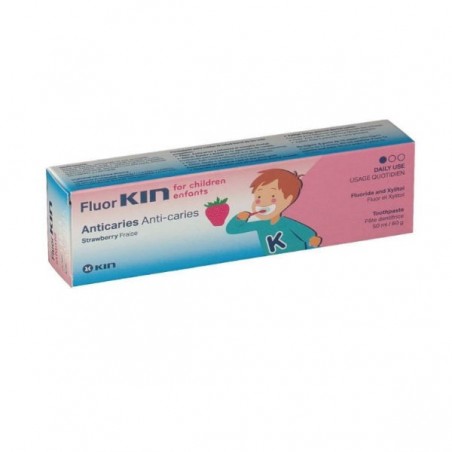 Comprar kin flúor pasta infantil fresa 50 ml