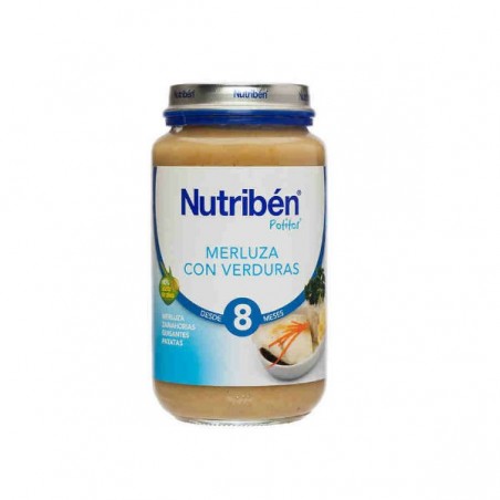 Comprar nutribén merluza con verdura 250 g