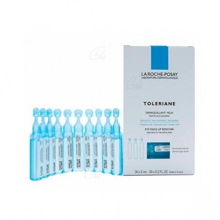 Comprar TOLERIANE ULTRA DESMAQUILLANTE OJOS Y ROSTRO 5 ML 30 UDS al mejor precio en Farmacia4Estaciones, tu farmacia online Comprar TOLERIANE ULTRA DESMAQUILLANTE OJOS Y ROSTRO 5 ML 30 UDS