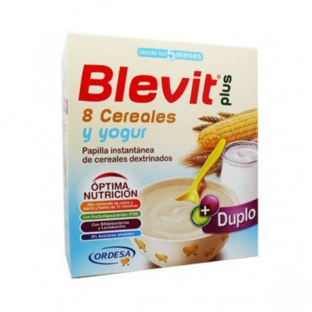 Comprar BLEVIT PLUS DUPLO 8 CEREALES Y YOGUR 600 G al mejor precio en Farmacia4Estaciones, tu farmacia online Comprar BLEVIT PLUS DUPLO 8 CEREALES Y YOGUR 600 G