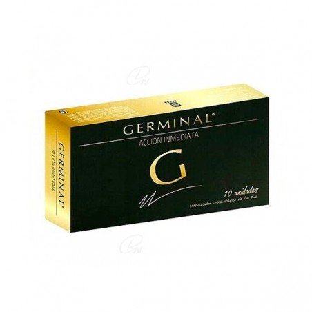 Comprar GERMINAL ACCION INMEDIATA 1,5 ML 10 AMP al mejor precio en Farmacia4Estaciones, tu farmacia online Comprar GERMINAL ACCION INMEDIATA 1,5 ML 10 AMP