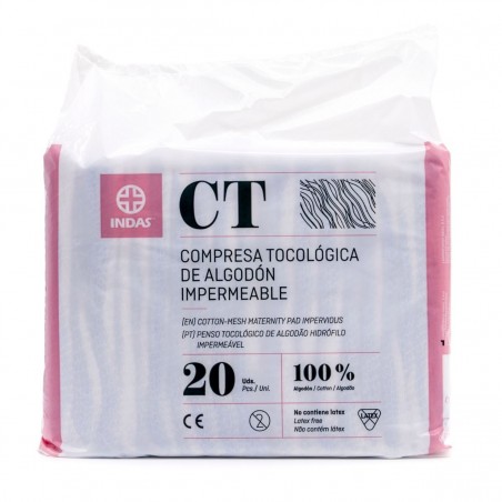 Comprar maternity compresas algodón 20 uds