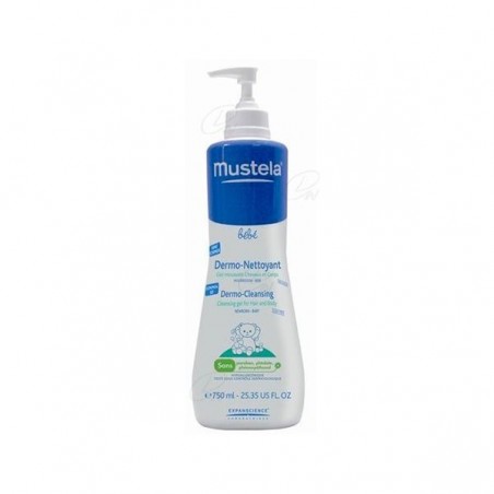 Comprar MUSTELA GEL DERMOLIMPIADOR 750 ML al mejor precio en Farmacia4Estaciones, tu farmacia online Comprar MUSTELA GEL DERMOLIMPIADOR 750 ML