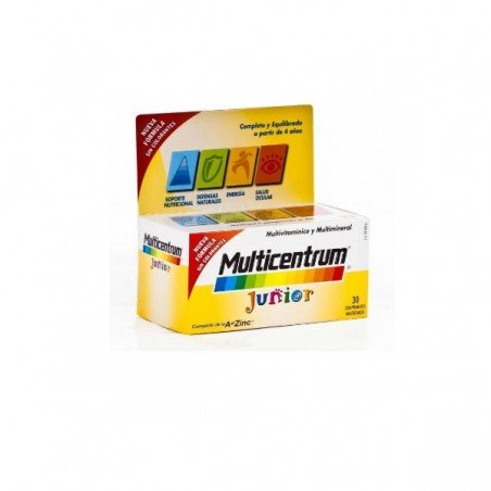 Comprar MULTICENTRUM JUNIOR 30 COMP al mejor precio en Farmacia4Estaciones, tu farmacia online Comprar MULTICENTRUM JUNIOR 30 COMP