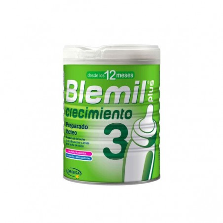 Comprar BLEMIL PLUS 3 CRECIMIENTO 800 G al mejor precio en Farmacia4Estaciones, tu farmacia online Comprar BLEMIL PLUS 3 CRECIMIENTO 800 G