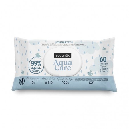 Comprar suavinex toallitas aqua care 60 unds al mejor precio en Farmacia4Estaciones, tu farmacia online Comprar suavinex toallitas aqua care 60 unds