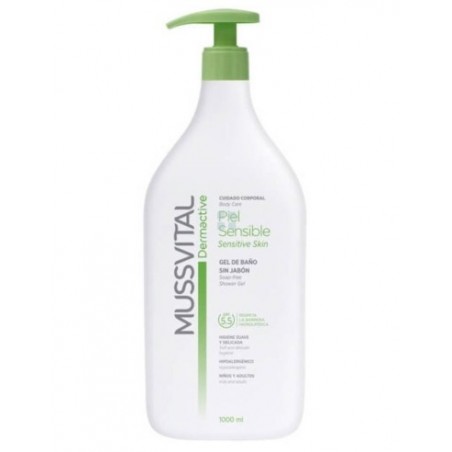 Comprar mussvital dermactive leche hidrante piel sensible 1000 ml al mejor precio en Farmacia4Estaciones, tu farmacia online Comprar mussvital dermactive leche hidrante piel sensible 1000 ml