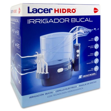 Comprar lacer hidro irrigador bucal eléctrico al mejor precio en Farmacia4Estaciones, tu farmacia online Comprar lacer hidro irrigador bucal eléctrico