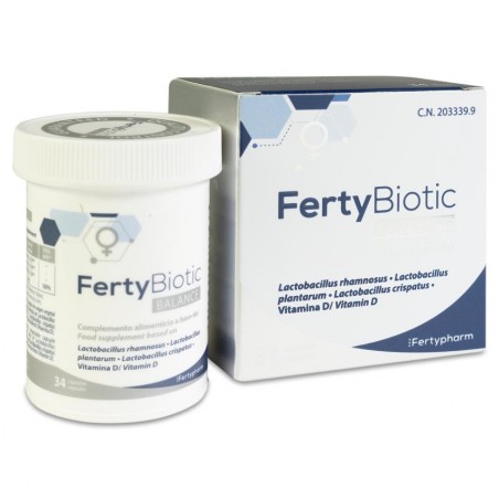 Comprar fertybiotic balance 34 cápsulas al mejor precio en Farmacia4Estaciones, tu farmacia online Comprar fertybiotic balance 34 cápsulas