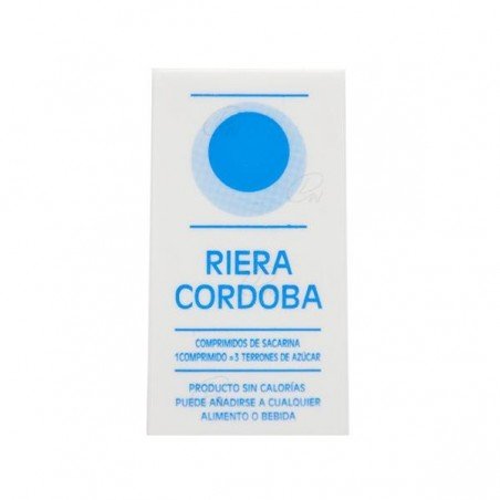 Comprar SACARINA RIERA CORDOBA al mejor precio en Farmacia4Estaciones, tu farmacia online Comprar SACARINA RIERA CORDOBA