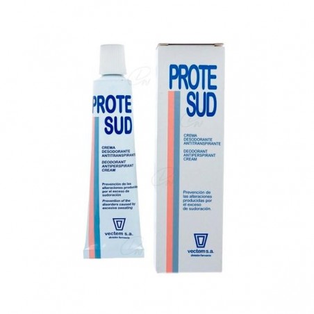 Comprar PROTESUD CREMA DESODORANTE ANTITRASPIRANTE 40 ML al mejor precio en Farmacia4Estaciones, tu farmacia online Comprar PROTESUD CREMA DESODORANTE ANTITRASPIRANTE 40 ML