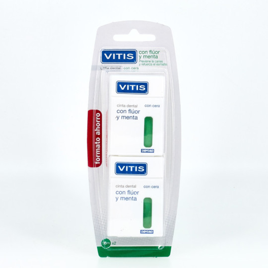 Comprar vitis cinta dental con flúor y menta duplo a precio online