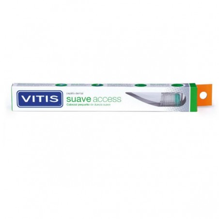 Comprar CEPILLO VITIS ACCESS SUAVE ADULTO 1 UD al mejor precio en Farmacia4Estaciones, tu farmacia online Comprar CEPILLO VITIS ACCESS SUAVE ADULTO 1 UD