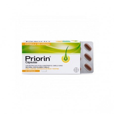 Comprar PRIORIN ANTICAÍDA 60 CAPS al mejor precio en Farmacia4Estaciones, tu farmacia online Comprar PRIORIN ANTICAÍDA 60 CAPS
