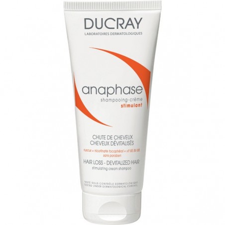Comprar DUCRAY ANAPHASE CHAMPÚ CREMA ESTIMULANTE 200 ML al mejor precio en Farmacia4Estaciones, tu farmacia online Comprar DUCRAY ANAPHASE CHAMPÚ CREMA ESTIMULANTE 200 ML