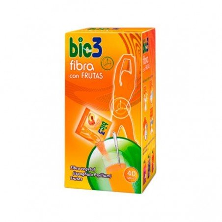 Comprar BIE3 FIBRA CON FRUTAS 40 SOBRES al mejor precio en Farmacia4Estaciones, tu farmacia online Comprar BIE3 FIBRA CON FRUTAS 40 SOBRES