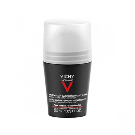 Comprar VICHY DESODORANTE PIEL SENSIBLE 50 ML HOMME al mejor precio en Farmacia4Estaciones, tu farmacia online Comprar VICHY DESODORANTE PIEL SENSIBLE 50 ML HOMME