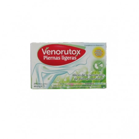 Comprar VENORUTOX PIERNAS LIGERAS 20 SOBRES al mejor precio en Farmacia4Estaciones, tu farmacia online Comprar VENORUTOX PIERNAS LIGERAS 20 SOBRES
