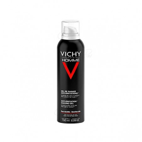 Comprar VICHY HOMME GEL-CREMA AFEITAR PIEL SENSIBLE 150 ML al mejor precio en Farmacia4Estaciones, tu farmacia online Comprar VICHY HOMME GEL-CREMA AFEITAR PIEL SENSIBLE 150 ML