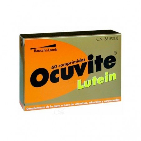 Comprar OCUVITE LUTEIN 60 COMP al mejor precio en Farmacia4Estaciones, tu farmacia online Comprar OCUVITE LUTEIN 60 COMP