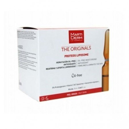 Comprar MARTIDERM PROTEOS LIPOSOME 30 AMPOLLAS al mejor precio en Farmacia4Estaciones, tu farmacia online Comprar MARTIDERM PROTEOS LIPOSOME 30 AMPOLLAS