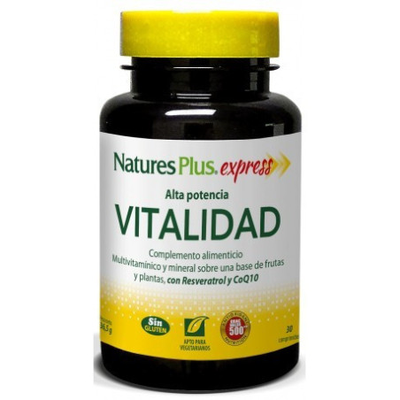 Comprar Natures Plus Express Vitalidad 30 Comp.